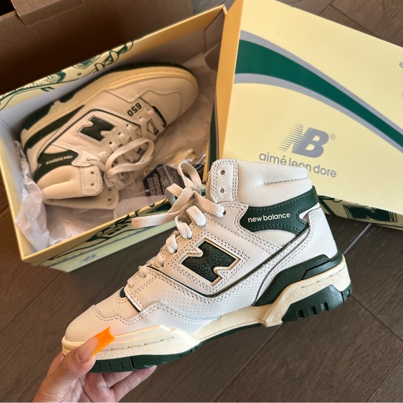 *SOLD* NWT Aime Leon Dore 650R New Balance 650R | GREEN | UK3.5 - Picture 2 of 8